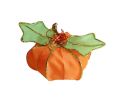 Random color, Painted Kids Room/Home Decor Pumpkin Shape Hanging Lantern Decorative Small Cloth Lantern Lampshade