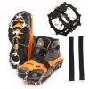Factory supplied outdoor snow climbing tpe material 19 tooth stainless steel anti-skid shoe cover 19 tooth ice claw